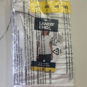 Lands' End Classic White Tee